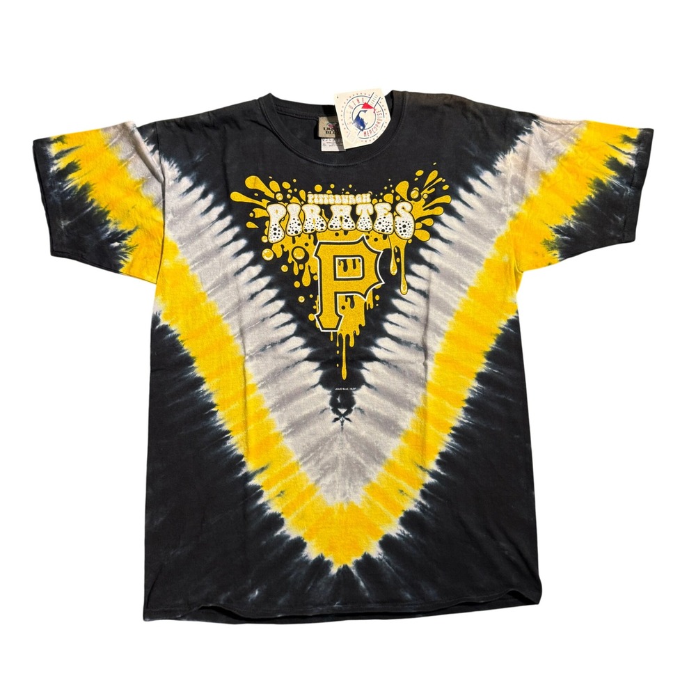 Vintage‎ Liquid Blue Pittsburgh Pirates MLB Tie Dye Graphic T-Shirt XL Youth